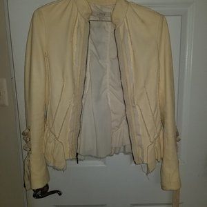 Leather women's jacket